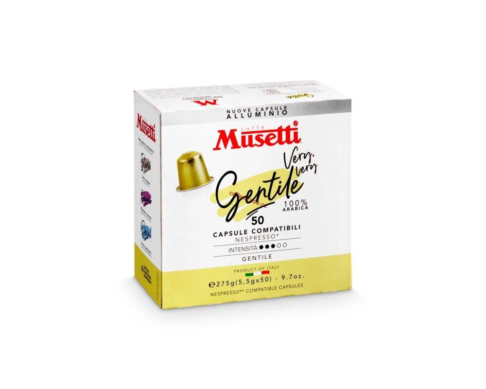Caffe Musetti - Gentile kapsle "Nespresso" 50ks