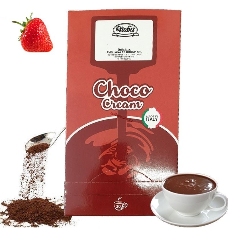 Horká čokoláda Orobica - JAHODA  (30 ks)